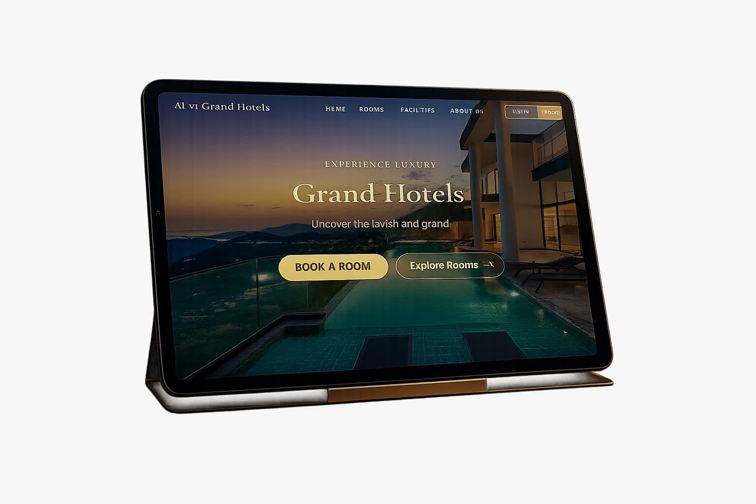 Booking engine home preview